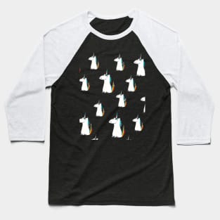 Unicorn cute pattern Baseball T-Shirt